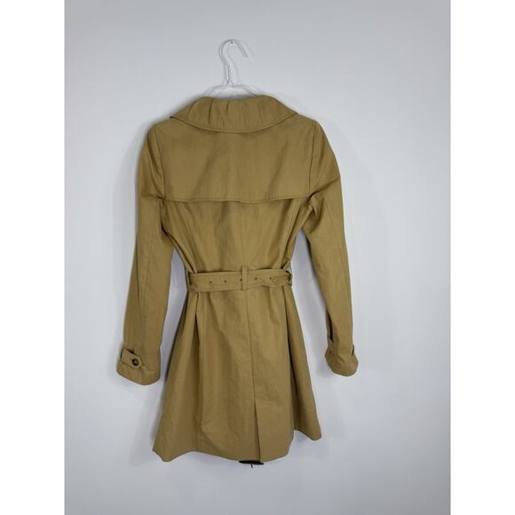 Preloved J Crew Collection Icon Trench Coat in Light Khaki 49185 $298 Size 8 - Picture 5 of 6